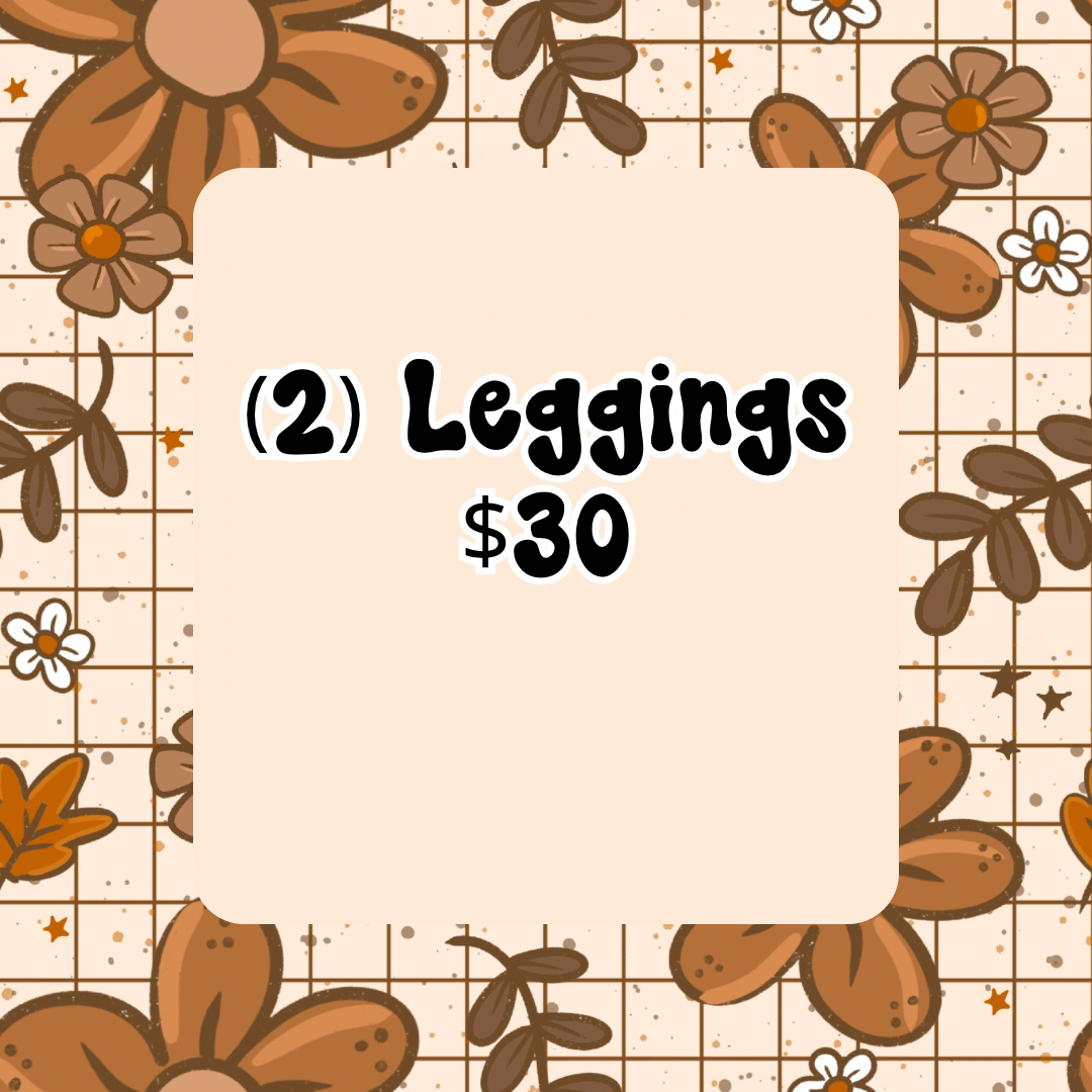 (2) leggings