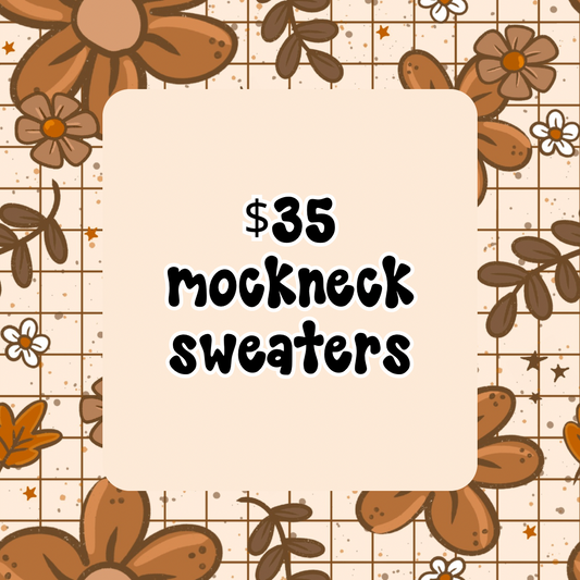 Mock neck Sweaters