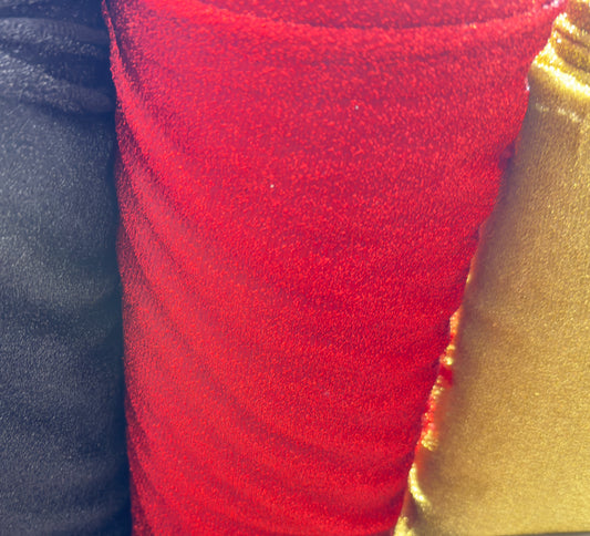 Black, Gold, Red Mesh