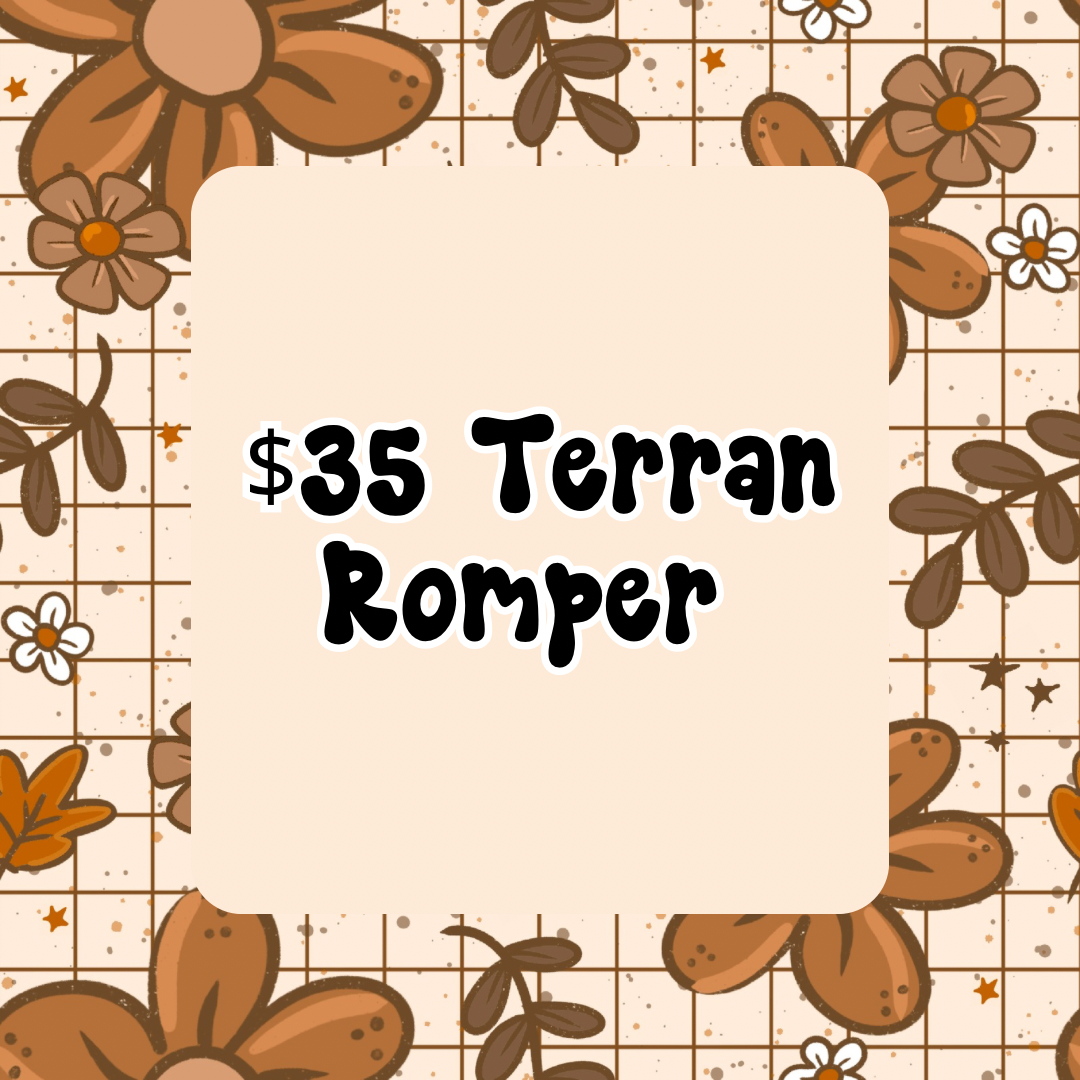 $35 Terran Rompers