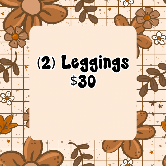 (2) leggings