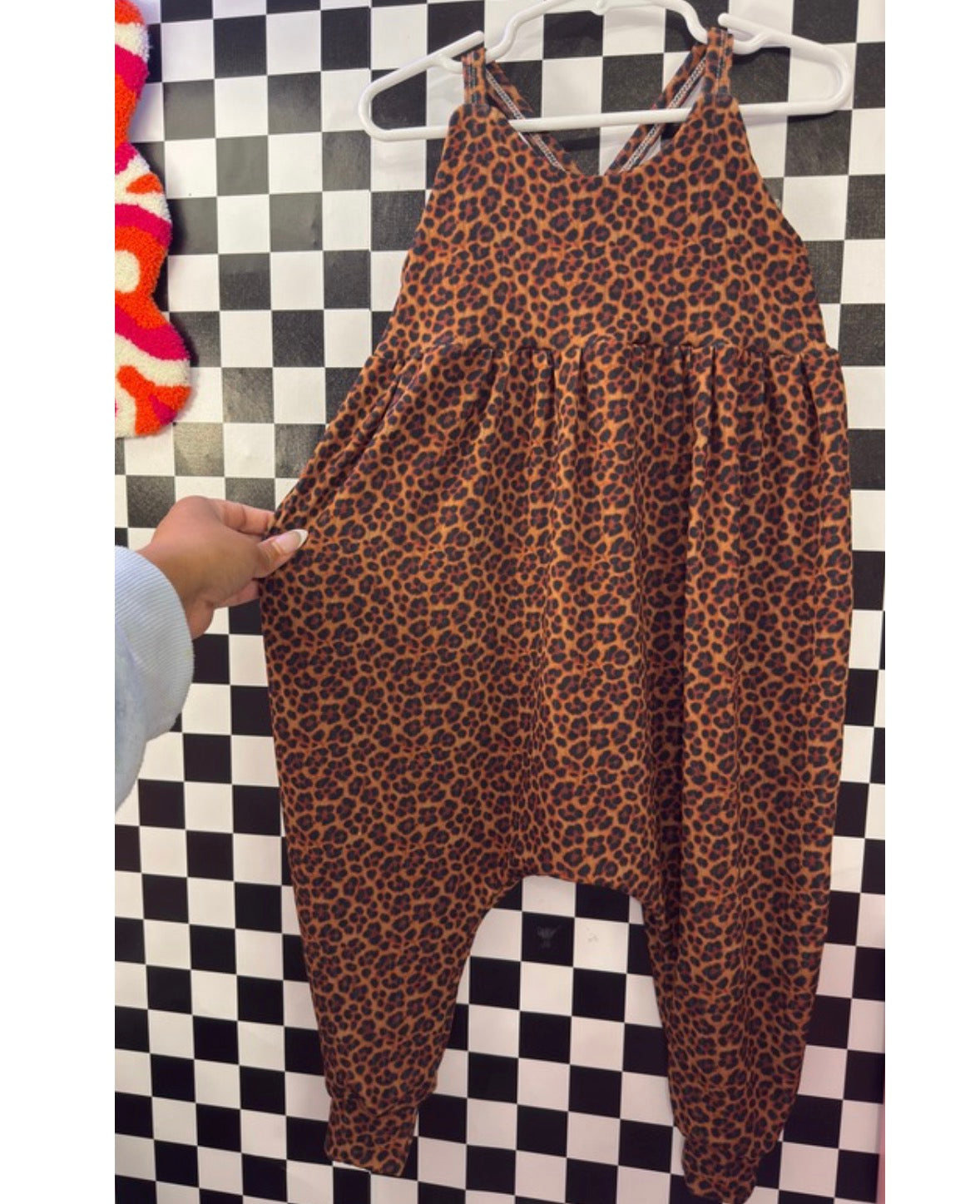 Cheetah Napa Romper