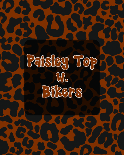 Paisley Top w. Biker shorts