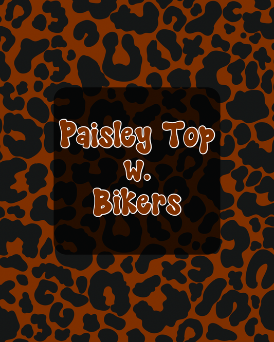 Paisley Top w. Biker shorts