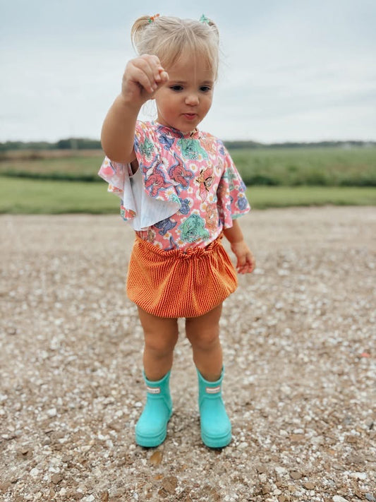 Flutter Tank top & Shortie Set