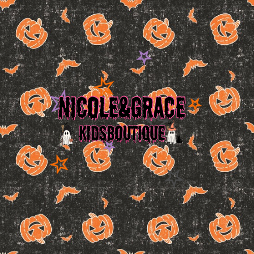 Pumpkins & Bats Mesh