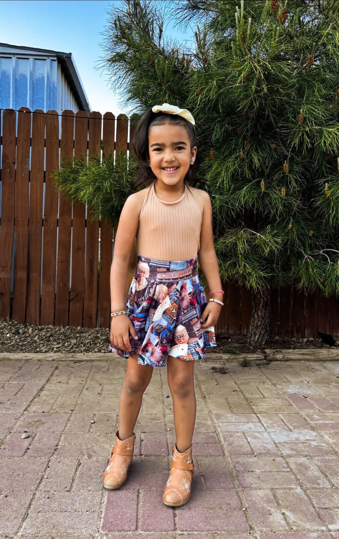 Halter Top & twirl skirt (skirted bummie)