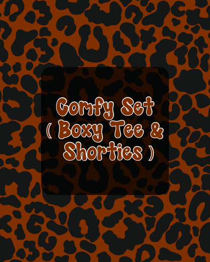 Comfy Sets ( boxy tee & shorts )