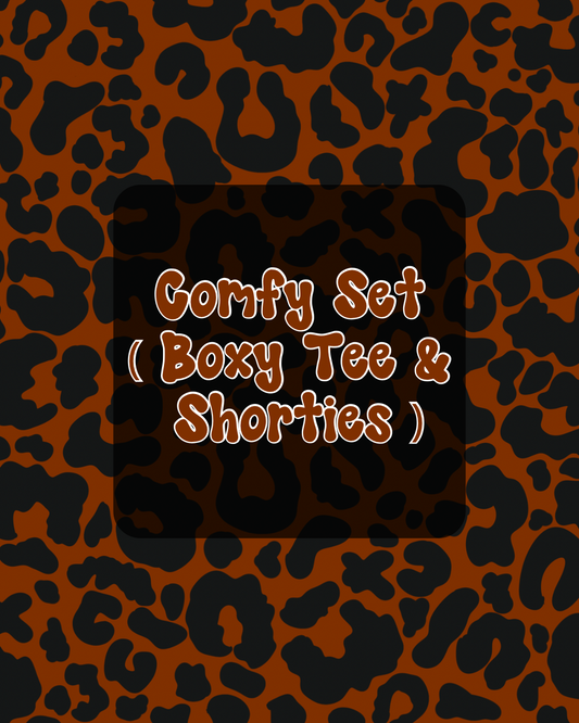 Comfy Sets ( boxy tee & shorts )