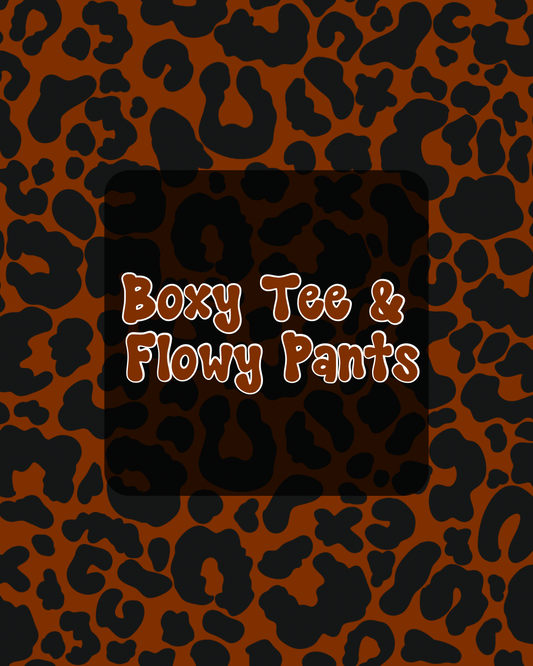 Boxy Tee & Flare Pants